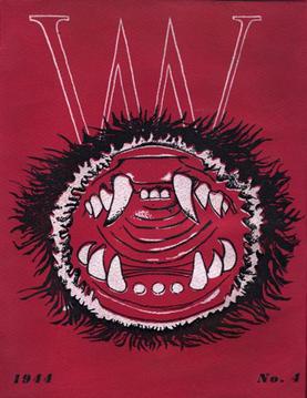 Couverture de la 4ème et dernière édition du magazine VVV, illustration de Roberto Matta, 1944