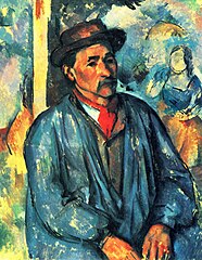 Paul Cézanne, Paysan à la blouse bleue, 1896-1897