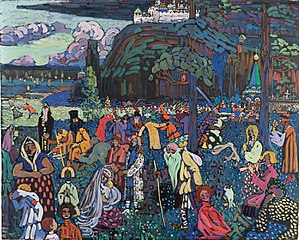Vassily Kandinsky, La Vie colorée, 1907
