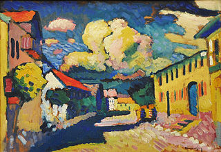 Vassily Kandinsky*, Murnau, rue du village*, 1908
