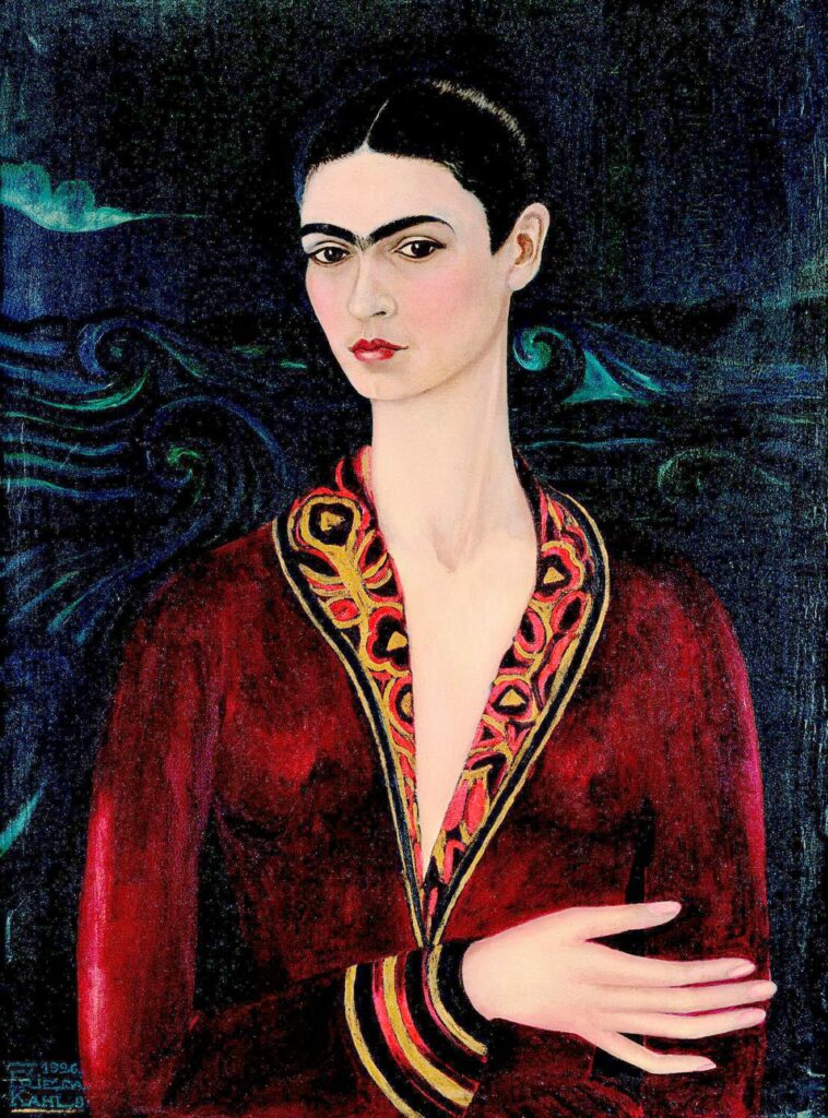 Autoportrait à la robe de velours, 1926