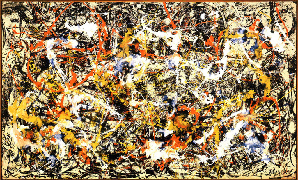 Convergence, Jackson Pollock, expressionnisme abstrait, 1952