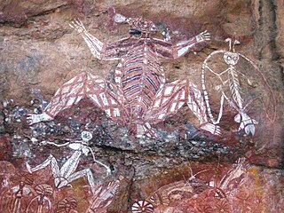Parc national de Kakadu, Australie (peinture restaurée en 1962-64)