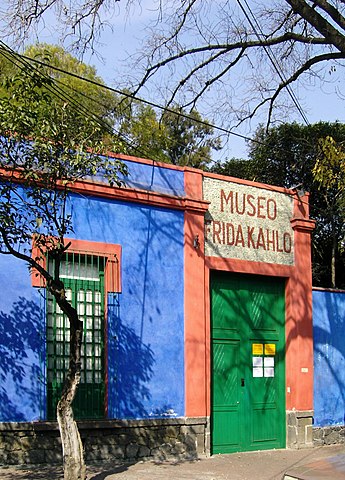 Photo de l’entrée de la Casa Azul