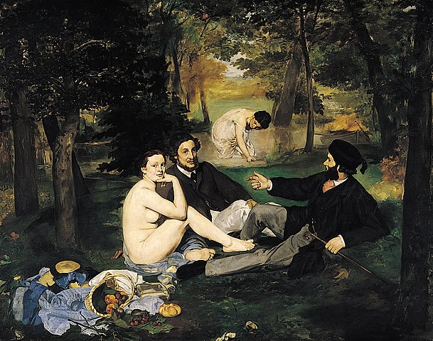 Le Bain, ou Le Déjeuner sur l'herbe, Edouard Manet, 1863