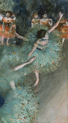 La danseuse en vert, Edgar Degas, 1877-1879