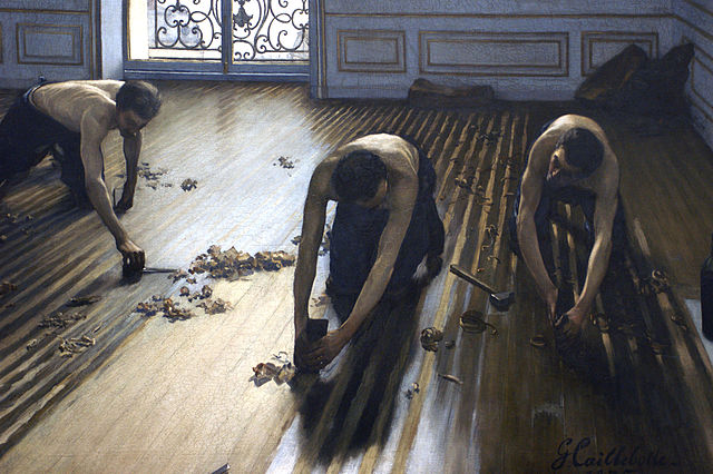 Les raboteurs de parquet, 1875, Gustave Caillebotte