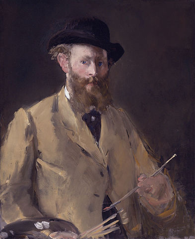 Autoportrait à la palette, Edouard Manet, 1879 