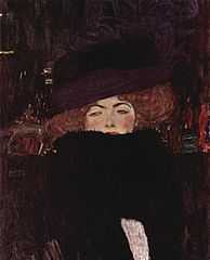 
Femme au chapeau et boa de plume, 1909