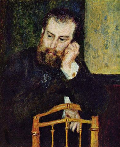 Portrait d'Alfred Sisley, Pierre-Auguste Renoir, 1874