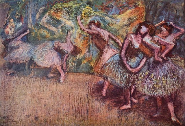 Scène de Ballet, Edgar Degas, vers 1904-1905, pastel