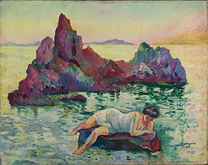 Le Rocher, Henri Manguin, 1906, Fauvisme