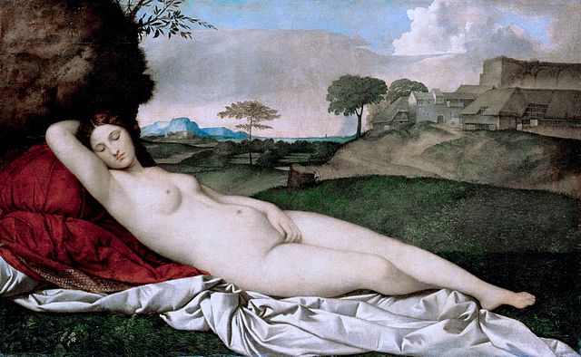 Vénus endormie, Giorgione, 1501 