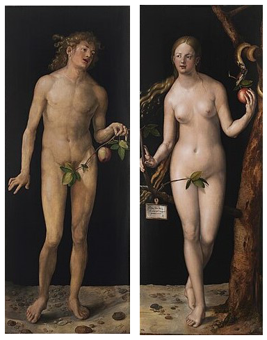 Adam et Eve, Albrecht Dürer, 1507 