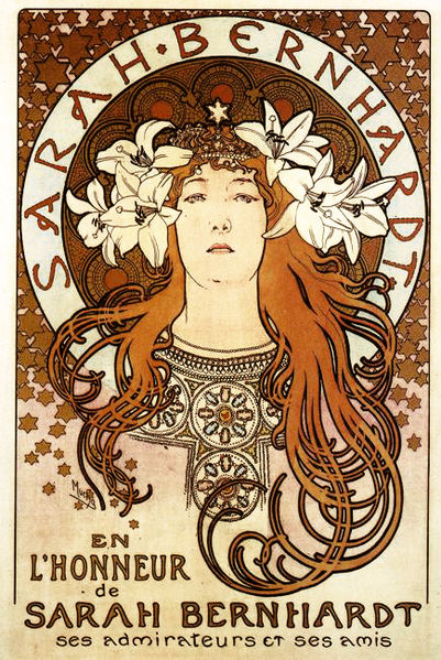 Sarah Bernhardt, 1896, Alphonse Mucha