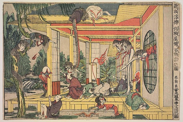 Cent histoires de fantômes dans une maison hantée, Hokusai, 1790 