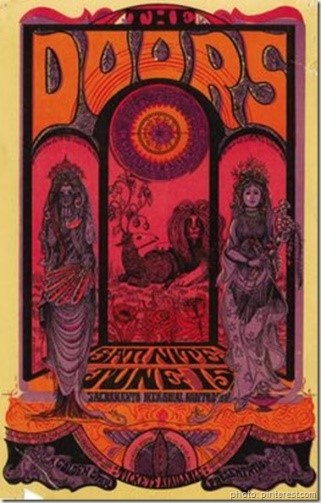 Affiche de concert de The Doors 