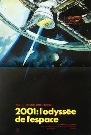  Affiche de 2001 : L'odyssée de l'espace, Stanley Kubrick, 1968 