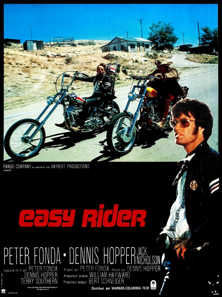 Affiche de Easy Rider, Dennis Hopper, 1969 