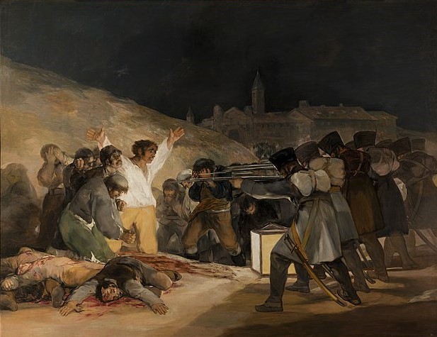 Le trois Mai, Francisco de Goya, 1814 