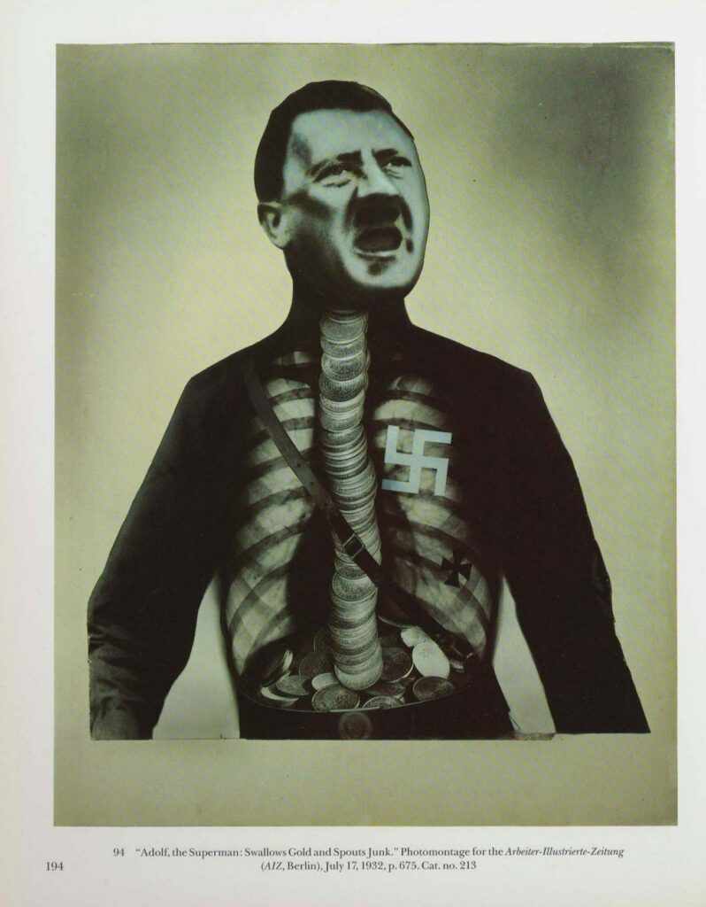 Adolf le Surhomme, Avale de l'Or et Recrache des Insanités, John Heartfield, 1932 