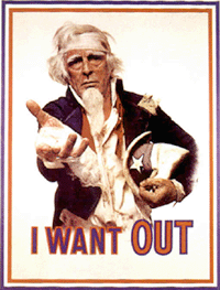 I want out, Committee to Unsell the War, 1971 