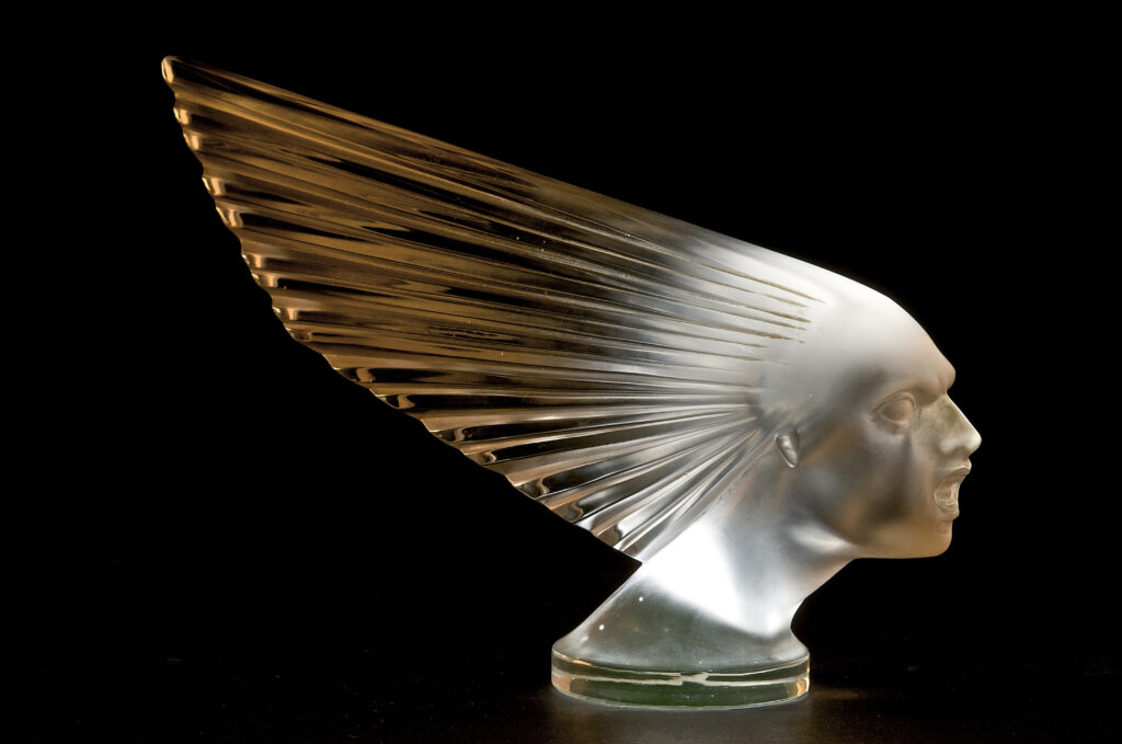 Victoire, bouchon de radiateur de voiture, René Lalique, 1928 