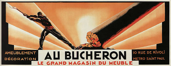 Au Bucheron, Cassandre 1923 