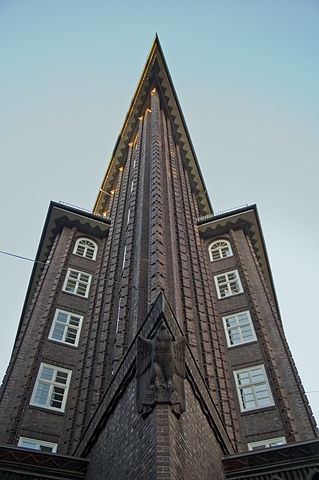 Chilehaus de Frit Höger, Hambourg, 1924