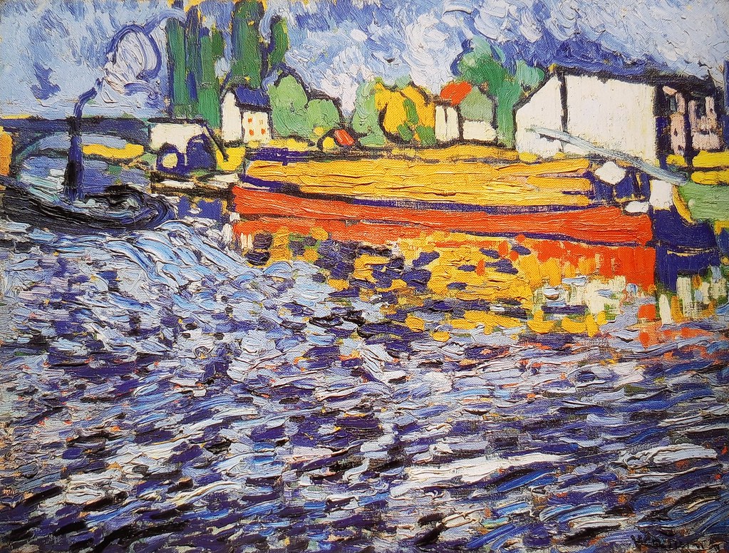 La Seine à Chatou, Maurice de Vlaminck, 1906 