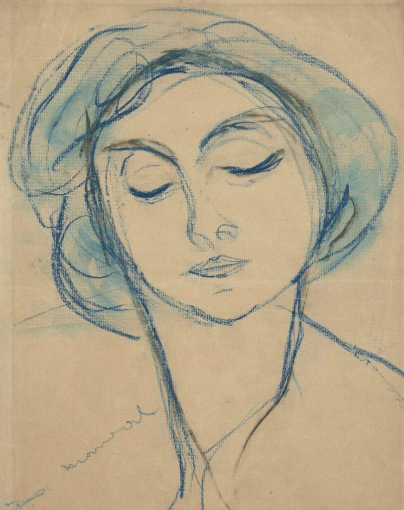 Autoportrait, Jacqueline Marval, 1914 