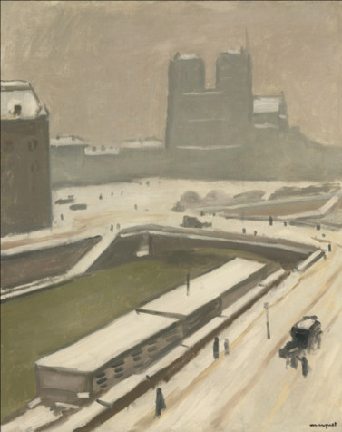 Notre-Dame de Paris sous la neige, Albert Marquet