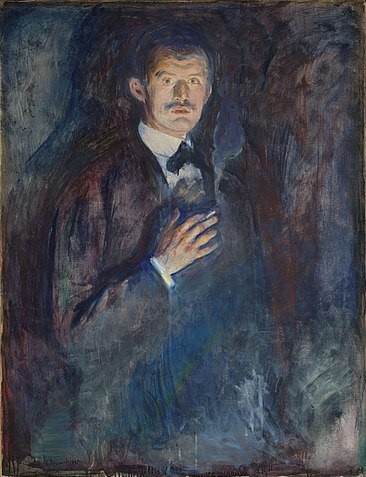 Autoportrait à la cigarette, 1895 