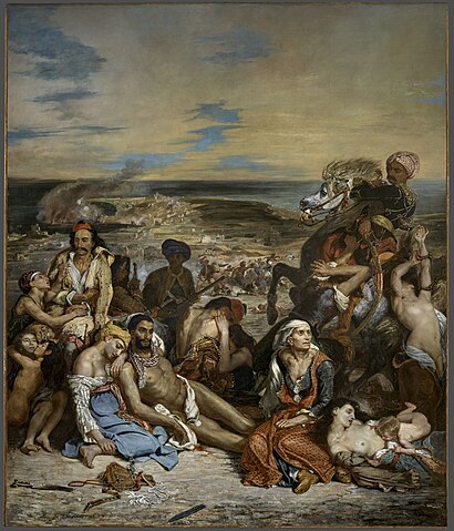 Le Massacre de Scio, Eugène Delacroix, 1824