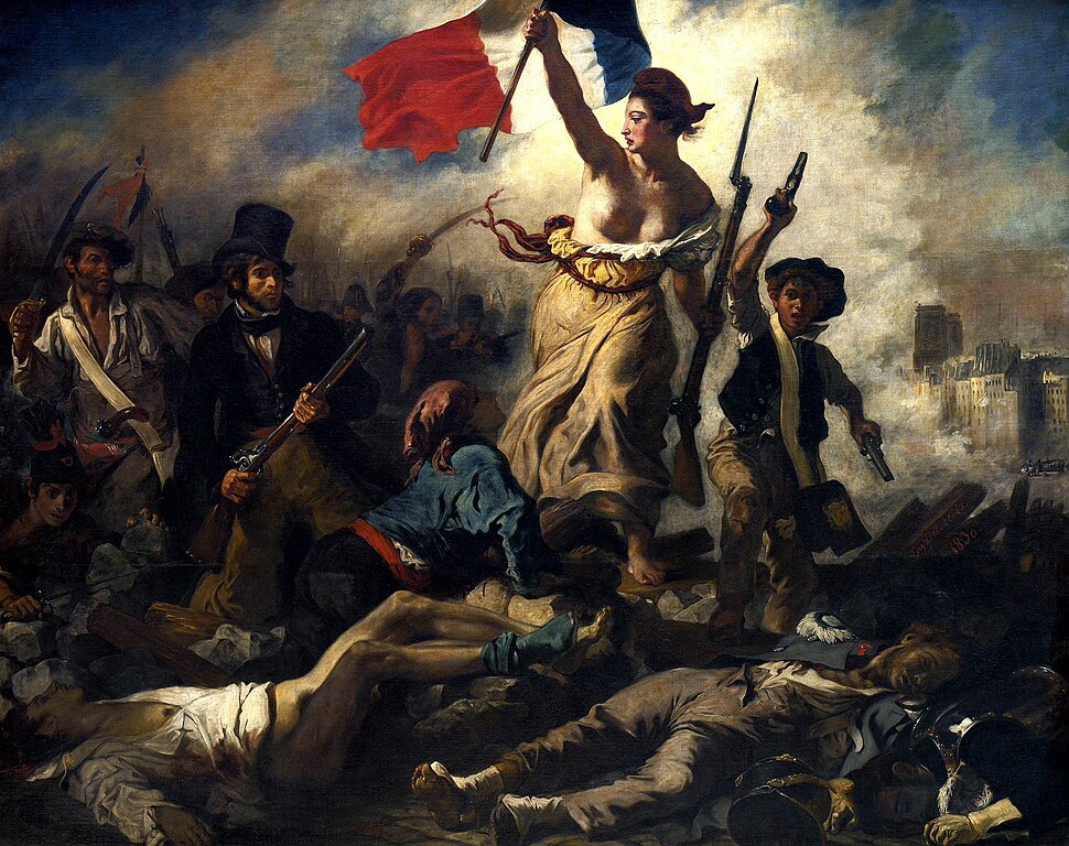 La Liberté guidant le peuple, Eugène Delacroix, 1830 