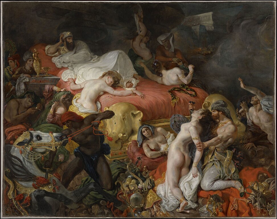 La Mort de Sardanapale, Eugène Delacroix, 1827 